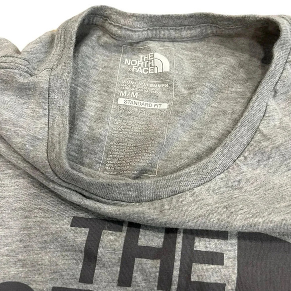 The North Face Gray Standard Fit Logo Tee M - Picture 3 of 3